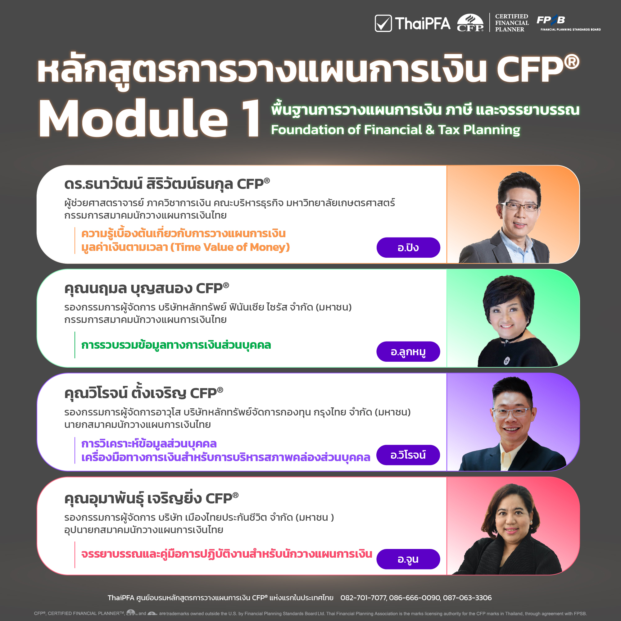 การเงิน วางแผนการเงิน  อบรมCFP การอบรมCFP การอบรม CFP นักวางแผนการเงิน การวางแผนการเงิน CFP ติวสอบ แนวข้อสอบCFP กับ ThaiPFA