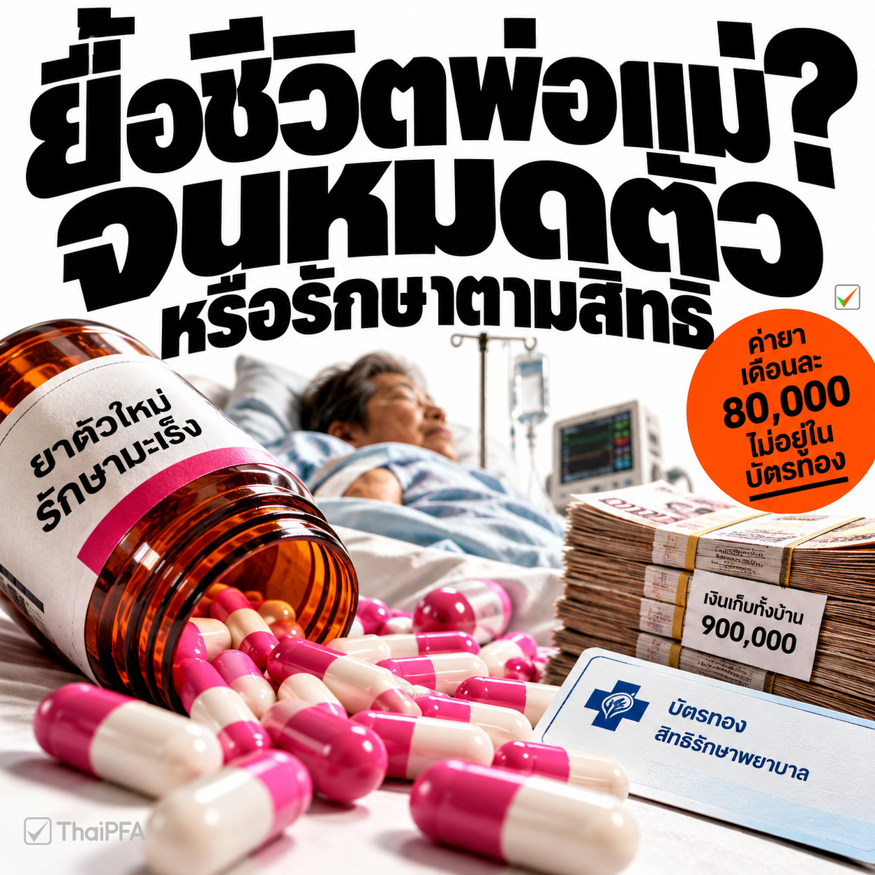 กู้เงินซื้อยารักษาแม่  สุดท้ายแม่จากไป แต่หนี้ยังอยู่ เรื่องจริงของลูกคนหนึ่งที่ไม่เคยเสียใจกับการตัดสินใจ