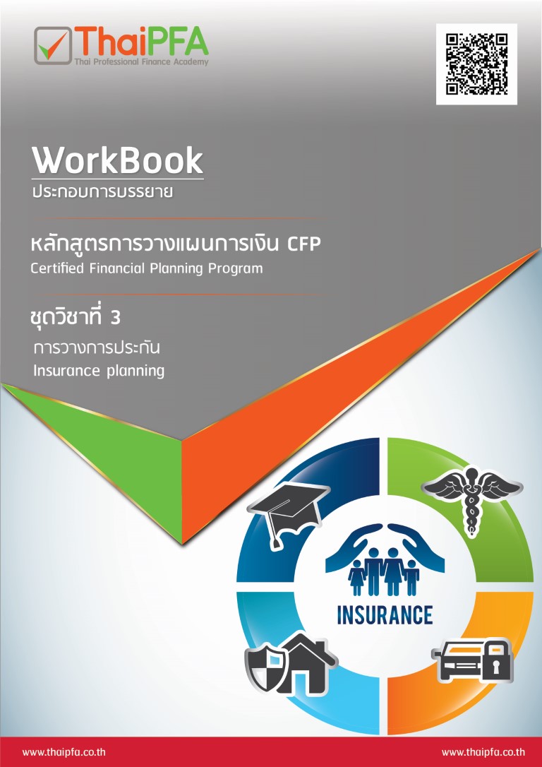 หนังสือCFP module 3 ชุดวิชาที่ 3 การวางแผนการประกันภัย Insurance Planning